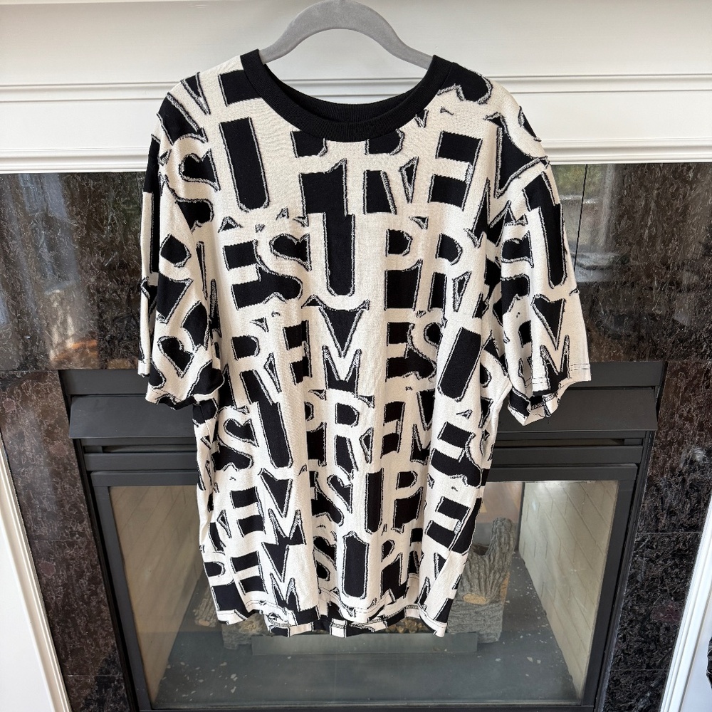 Supreme Tee 20SS Spell Out S Top Black